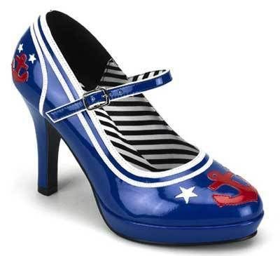 Sailor Girl Sexy 4 Platform Heels CONTESSA 56  