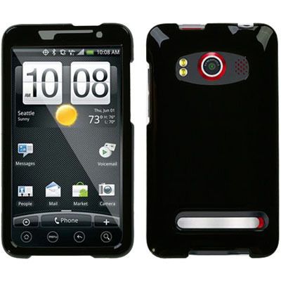Black Protector Case HTC Sprint EVO 4G A9292 Supersonic  