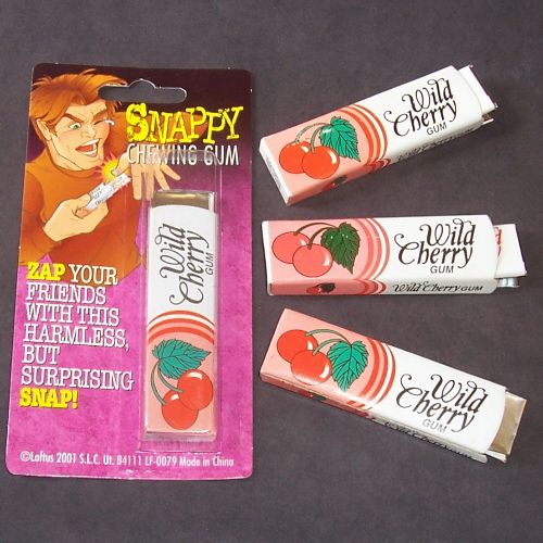   chewing gums this auction is for three snappy chewing gums lf 0079