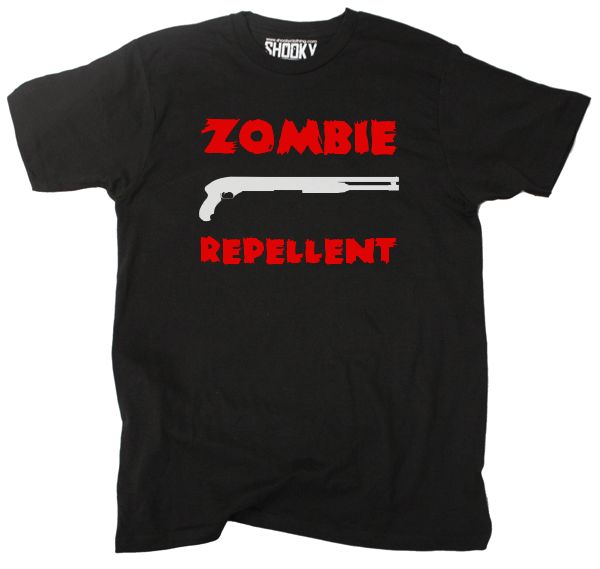   FUNNY SOFT T SHIRT SHOTGUN GEEK NERD TEE ZOMBIELAND GAMER DEAD  