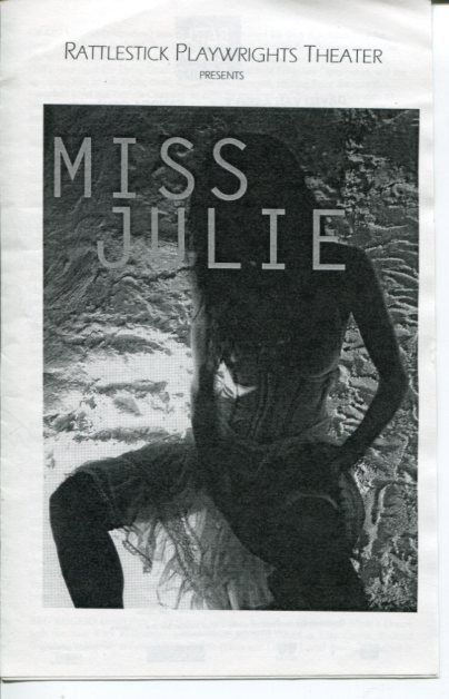 Marin Hinkle Reg Rogers Miss Julie Cast Signed Autograph Playbill 