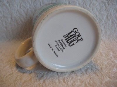 1992 Novelty Golf Coffee Cup Mug Funny Saying Gr8 Gift  