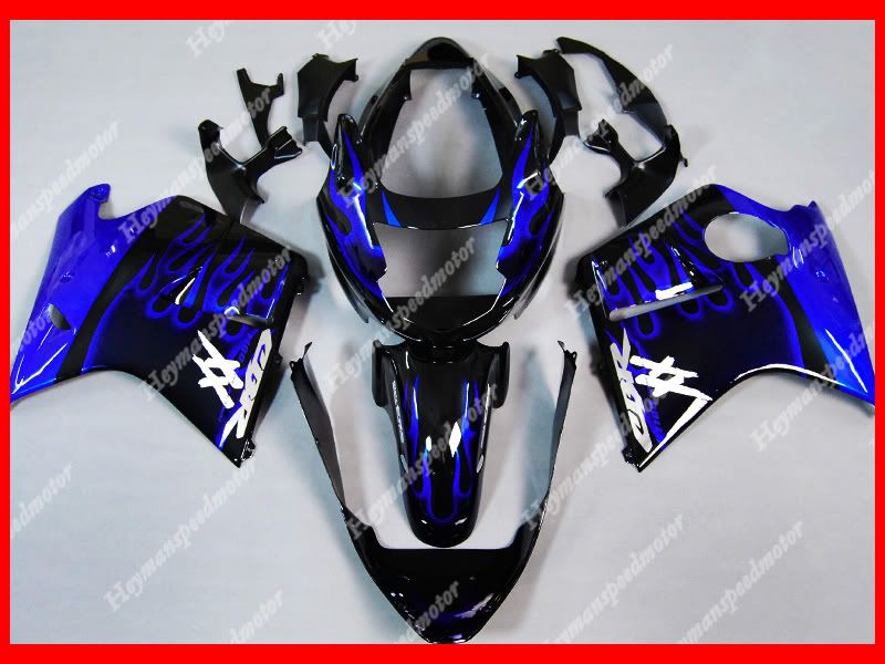 Aftermarket Blue ABS Fairing For CBR 1100XX Blackbird H1103  