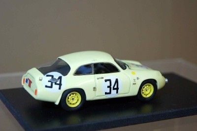   MOULAGE TRON 1964 ALFA ROMEO GIULIETTA SZ ZAGATO COUPE LE MANS 34 ar