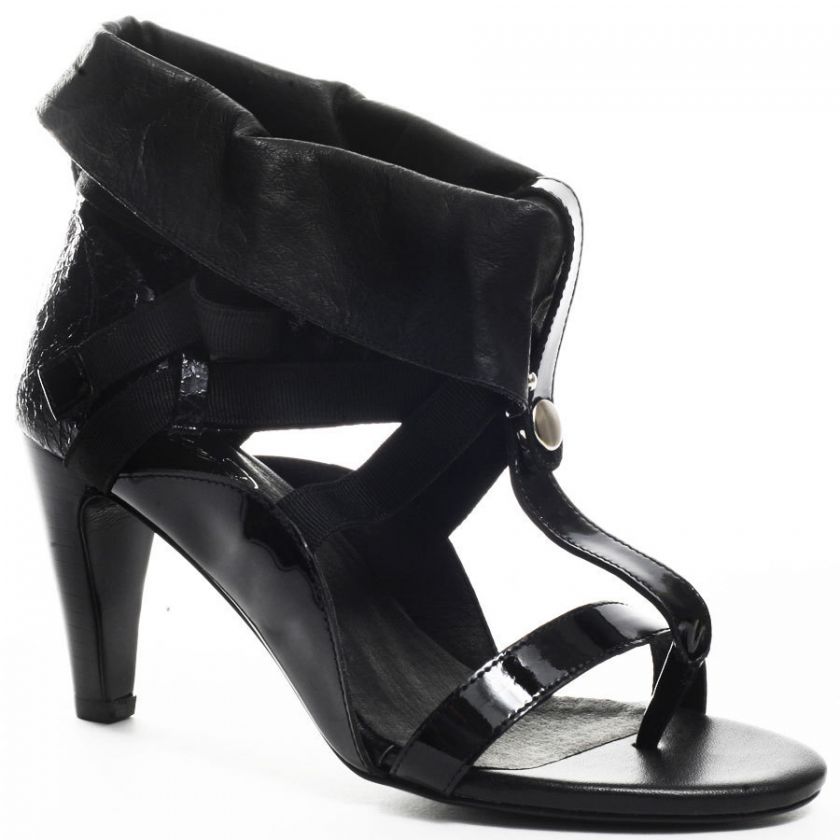 Laura Brandon OLIVIA Gladiator High Heel Sandal BLACK Size 5,6,6.5,7,7 