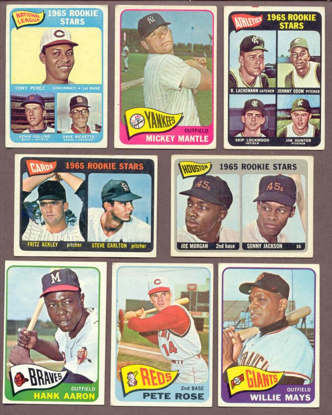 1965 TOPPS BASEBALL COMPLETE SET VG EX/EX  