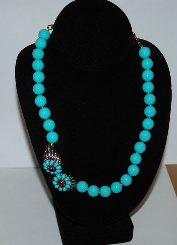 Heidi Daus SEA WORTHY Crystal Accented Beaded Necklace  