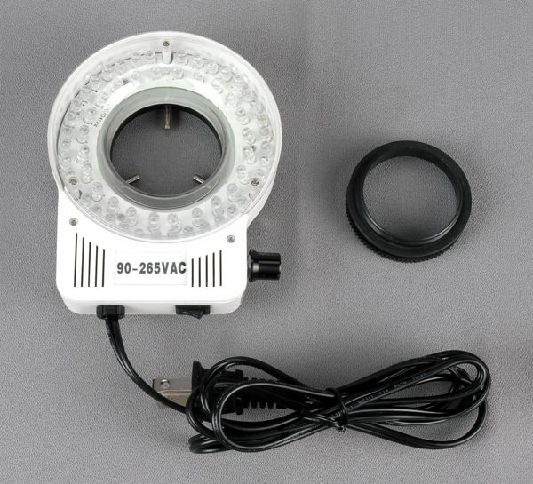 80 LED STEREO ZOOM INSPECTION MICROSCOPE 7X 45X 013964502367  