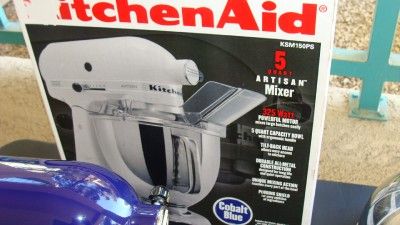 KitchenAid KSM150PS Heavy Duty 325 Watts Stand Mixer   Cobalt Blue W 