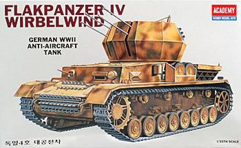 ACADEMY 01333 FLAKPANZER IV WIRBELWIND QUAD 20mm TANK