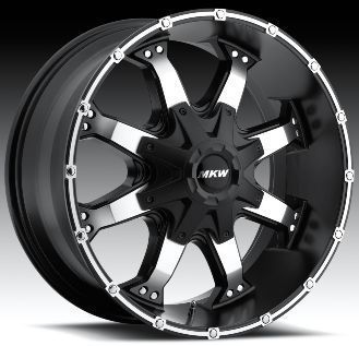 MKW M83 wheels Toyota Tacoma 2003 2011 4WD 6 lug  