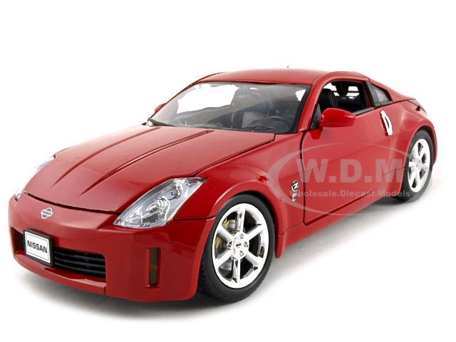 2003 NISSAN 350Z RED 118 DIECAST CAR MODEL  