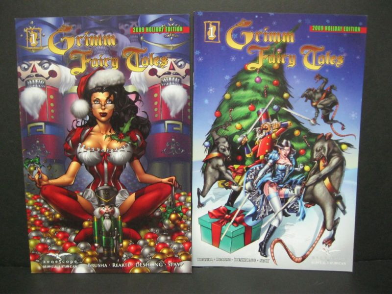 Grimm Fairy Tales Holiday Edition #1 2009 Covers A&B  