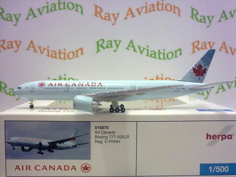 Herpa 1500 AIR CANADA B777 200LR C FNNH  