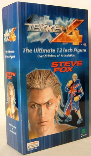 TEKKEN 4 SERIES 1 12 FIGURE STEVE FOX *NEW IN BOX*  