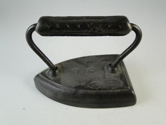 Antique Cast Iron Sad AGW ACW Primitive 1800s Old Victorian  