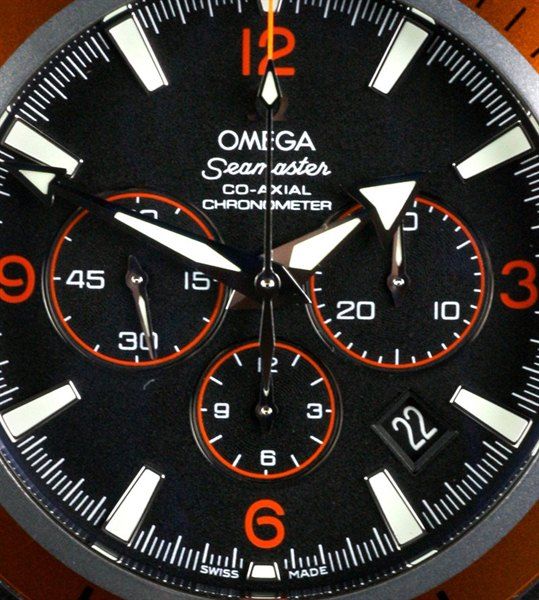 OMEGA PLANET OCEAN CHRONOGRAPH 45.5MM XL 2218.50.00 RRP £4,250  