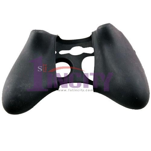 Black Silicone Skin Case Cover for XBOX 360 Controller  