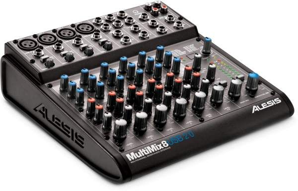 ALESIS MULTIMIX 8 USB 2.0 INTERFACE MIXER w FX [3338]  