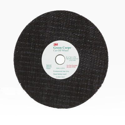 3m Green Corps Cut Off Wheel, 01989, 3 x 1/32 x 3/8  