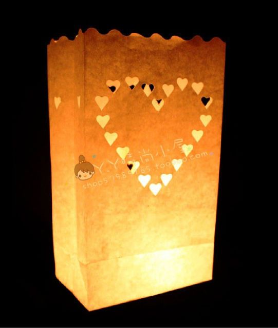 10 x Paper Lantern Candle Bag Wedding Party xmas Decorations # CB_l0 