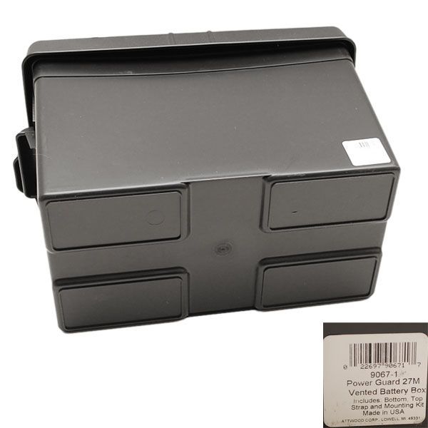 ATTWOOD 9067 1 POWER GUARD 27M BOAT BATTERY BOX  