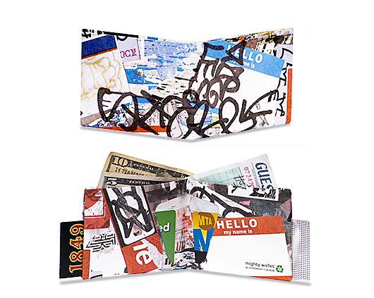 Dynomighty Graffiti Bifold MIGHTY WALLET Tyvek freeship  