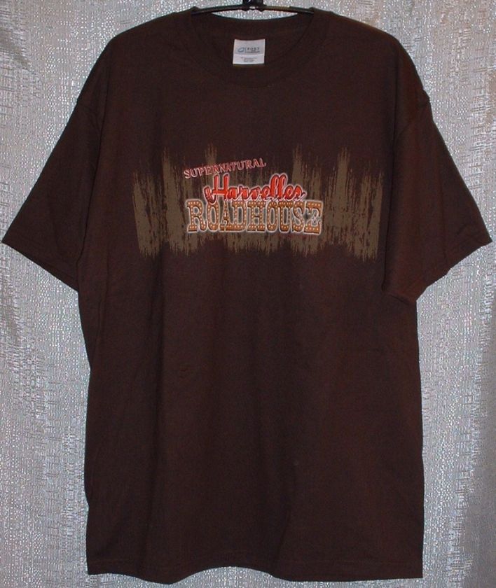 Supernatural TV Series HARVELLES ROADHOUSE Shirt Sz LG  