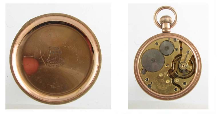 Mint 14k Gold Swiss 7J Non Fusee Pocket Watch 1910  