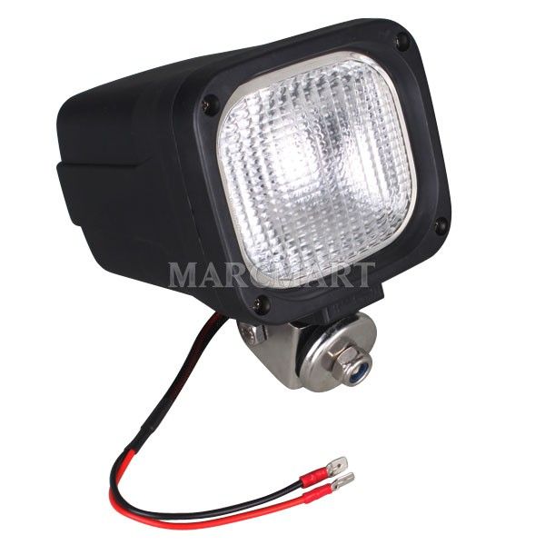 55W 9 32V 3.2A Xenon HID White Flood Work Light IP67 Excavator Tractor 