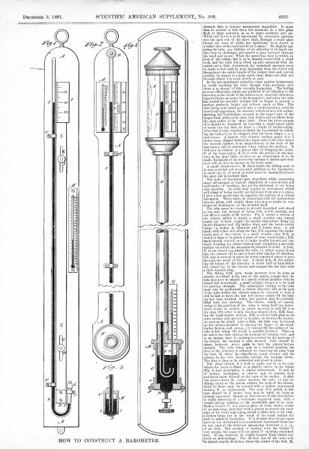 1881 12 03 HOW TO CONSTRUCT A BAROMETER  