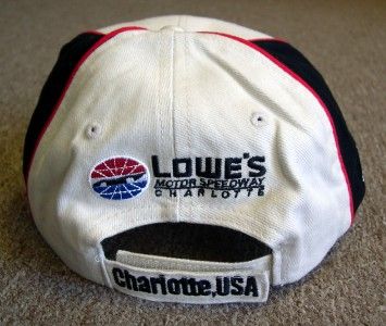 NASCAR UAW GM QUALITY 500 HAT LOWES CHARLOTTE BK/BG NEW  