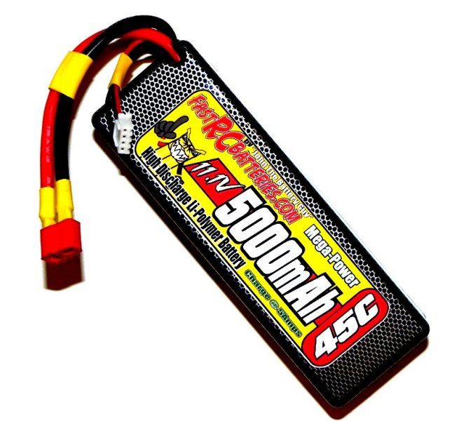 JTBG 11.1V HARDCASE 45C 5000mAH LIPO~DEANS PLUG~65MPH++  