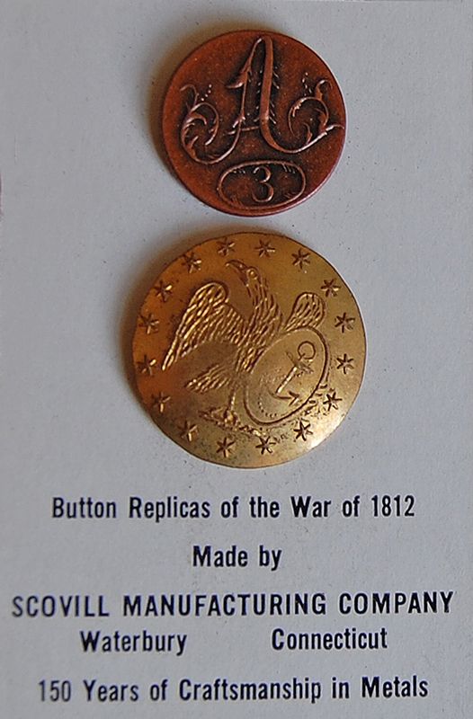   REPLICAS of the WAR OF 1812 (on original show card) (4G9)  