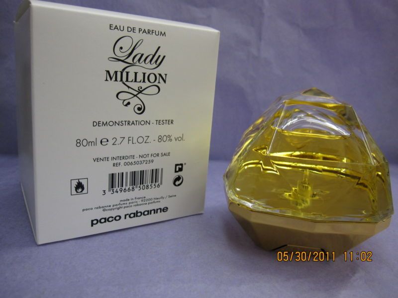 LADY MILLION PACO RABANNE 2.7 oz/80 ML EDP Spray Tester  