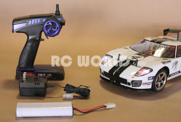 10 RC FORD GT GT40 RACE CAR BRUSHLESS RTR  BRAND NEW  40 MPH++ 