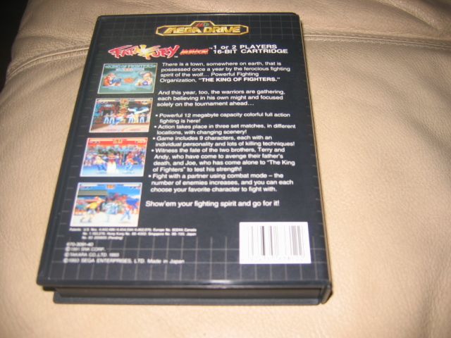 NEW SEGA MEGA DRIVE FATAL FURY Garou Densetsu Asian Ver  