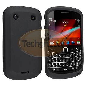   Case Cover+Privacy LCD Guard+Car Charger for Blackberry Bold 9900 9930