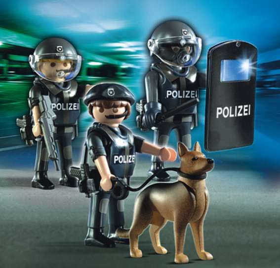 PLAYMOBIL® 5181 German Police Special Forces Unit New 2012   S&H FREE 