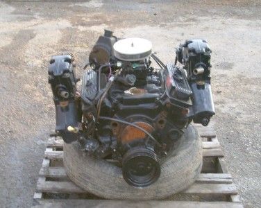 89   90 Mercruiser 4.3 V 6 Core Engine, Cracked Block  