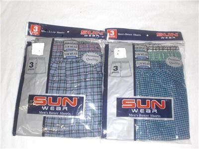 12 MENS PLAID BOXER SHORTS UNDERWEAR ANY SIZE  