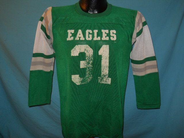   PHILADELPHIA EAGLES KELLY GREEN OLD #31 POLY JERSEY MEDIUM M  