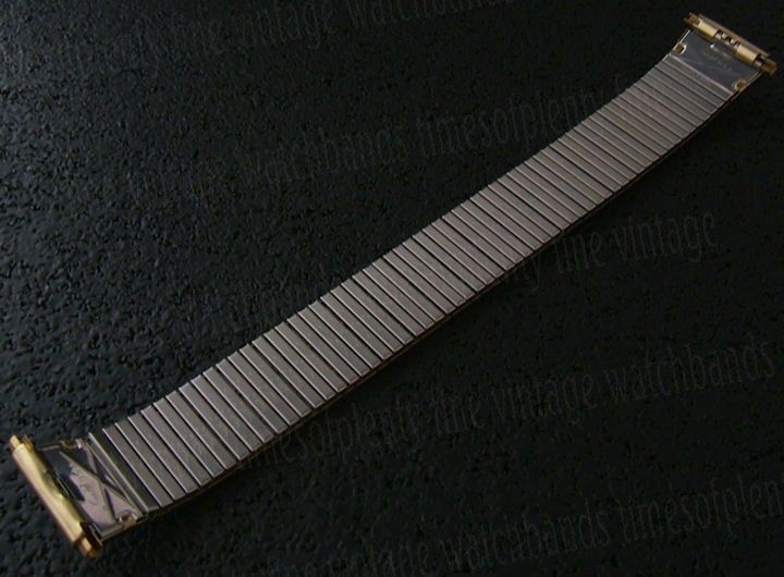 NOS 22mm Speidel USA Gold gf 1970s Vintage Watch Band  