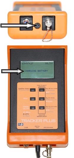 text will read “Battery Charged” (with the voltage of the cells 