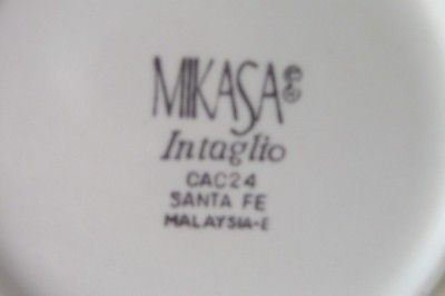 Made by Mikasa Pattern is called Santa Fe (CAC24) part of the Intaglio 