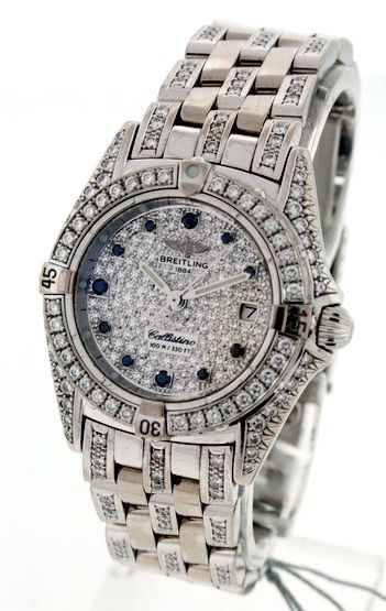 Breitling Calisto $80,000 ALL Diamond 18k LIMITED watch  