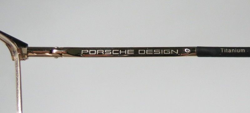 NEW PORSCHE DESIGN 8136 A 55 18 140 MATTE GOLD TITANIUM EYEGLASSES 