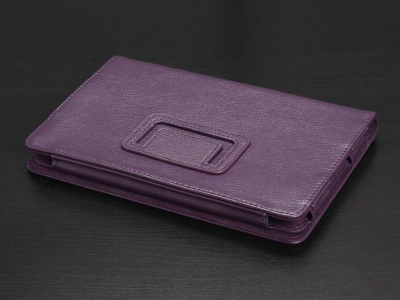 For  Kindle Fire Tablet Ebook 8GB WIFI Purple Leather PU 7in 