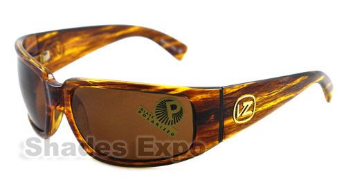 NEW VON ZIPPER SUNGLASSES VZ PAPA G BROWN TBP AUTH  