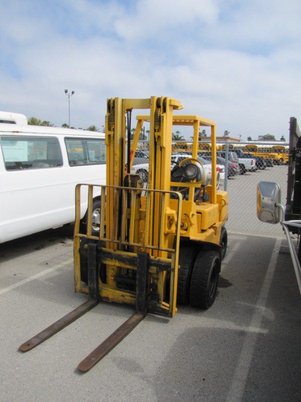 Hyster Model H60XL MIL Propane Forklift 3 Ton Capacity 4395 Hours 